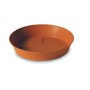 SAUCER IN PLASTIC BROWN ROUND CM. 26