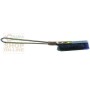 THIN METALLIC BRUSH WITH LONG BRASS STEEL HANDLE