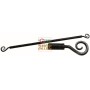 ANTIQUE BARREL FOR CURTAIN IN WROUGHT IRON CURLY CM. 60/80