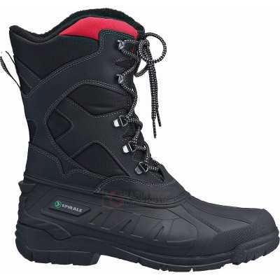 WINTER CANADIAN SPIRAL BOOTS IN BLACK WATER REPELLENT TEFAPRENE