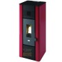PELLET STOVE MINIMUM FIRE POINT KW 6.3 (BR) RED