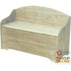 WOODEN CHEST WITH SPRUCE BACK 100x40x70