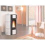 PELLET STOVE KW.20,3 ISIDE IDRO CERAM.WHITE