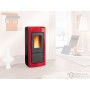 PELLET STOVE KW.25 LILIANA IDRO BORDEAUX