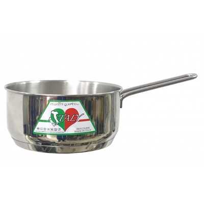 CASSEROLE WITH HANDLE IN STAINLESS STEEL 18/10 MONTINI ITALY