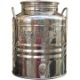 SUPERFUSTINOX CONTENITORE ACCIAIO INOX MOD. MILANO LT. 30 ALTO