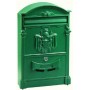 ALUMINUM MAIL BOX MOD. GREEN COLOR DIRECTION