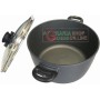 SWISS DIAMOND SAUCE WITH LID DIAMETER 28CM