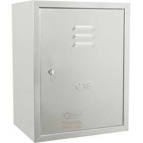 BOX FOR GAS METER IN GALVANIZED SHEET CM. 35 X 25 X 45 H.