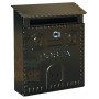 BOX FOR LETTERS IN IRON SMALL ANTHRACITE CM. 23X9X29 H.