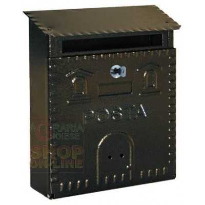 BOX FOR LETTERS IN IRON SMALL ANTHRACITE CM. 23X9X29 H.