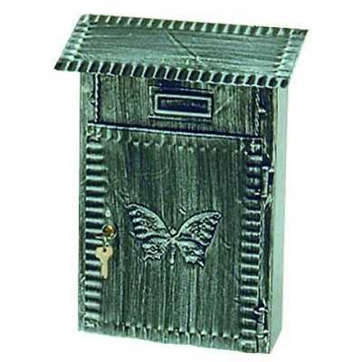 LETTER BOX IN WROUGHT IRON BIG ANTIQUE cm. 22x10x31h