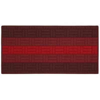 TAPPETO PER CUCINA IN POLIPROPILENE CM. 50x80 BORDEAUX