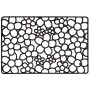 PLASTIC DOORMAT CARPET MOD. PURE CM. 39 X 58.5