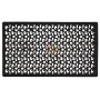 TAPPETO ZERBINO MOD. STELLA NERO CON BORDO CM. 40 X 70