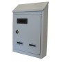 CASSETTA POSTALE VERNICIATA BIANCA MODELLO CITY CM. 18x6x25h 