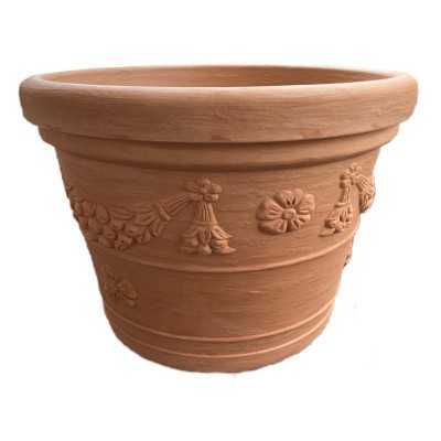 TELCOM FESTONATO CAMPANA RESIN VASE TROPEA CM 67