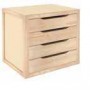 WOODEN DRAWER WITH 4 DRAWERS CM. 39X30X37,5 H.