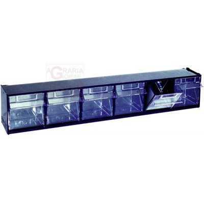 CASSETTIERA MULTIBIN 6 CASSETTI MM. 600X95X115 