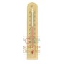 WALL THERMOMETER BEECH WOOD BASE CM. 24 X 5