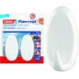 TESA ADHESIVE HOOKS POWERSTRIPS OVAL LARGE WHITE PCS. 2