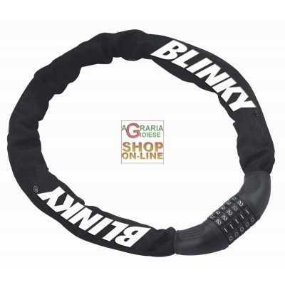 CATENA ANTIFURTO BLINKY SERRATURA COMBINAZIONE MM. 6X900 