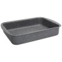 TOGNANA LAS blackAGALUMINUM PURE ROQ CM. 30x22 h. 6,5