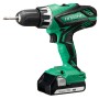 DRILL DRIVER HITACHI DV18DJL 18V 1,5Ah WITH 2 LITHIUM LI-ION BATTERIES AND PERCUSSION