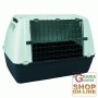 RESIN CARRIER FOR DOGS METAL GRID CM. 88X51X58H.