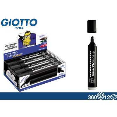 TRATTO MARKER BLACK SCALP 12PZ AST.360 / 12