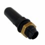 PLASTIC HOSE OUTLET WITH BRASS NUT MM. 10
