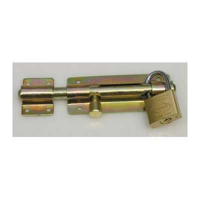 ROUND TROPICALIZED STEEL LOCK BOLT MM. 150