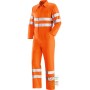 V-JUMPSUIT 40% POLYESTER 60% COTTON WITH REFLECTIVE BANDS COLOR ORANGE SIZE S XXL