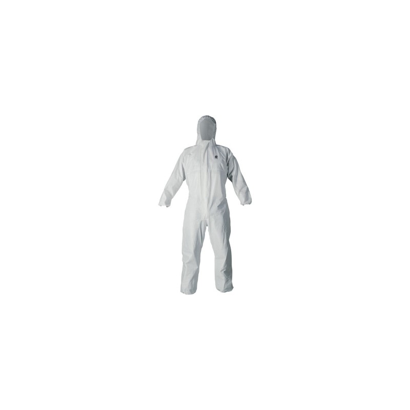 DISPOSABLE WORK OVERALL WHITE COLOR TG.XL
