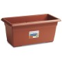 Rectangular Mediterranean Plastic Planter Pot cm. 60x32x28h.