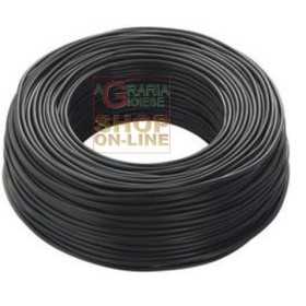 ELECTRIC CABLE UNIPOLAR SECTION 1 X 1,5 BLACK MT. 100