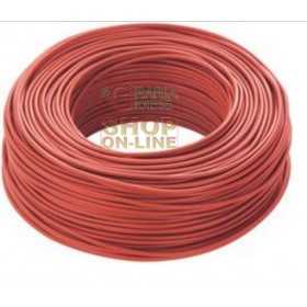 1-POLE ELECTRIC CABLE SECTION 1 X 2,5 RED MT. 100