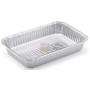 ALUMINUM CONTAINER TRAY 12 PORTIONS CM. 36 X 29 X 4.5H. PZ. 1