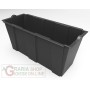 Vase Bama black interior for planter on espalier Separè cm. 79x35x37h