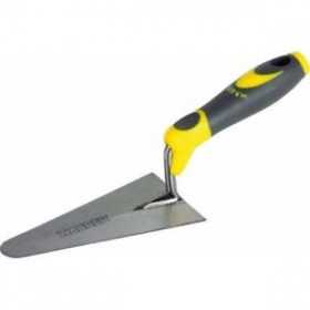 TROWEL WITH ROUND TIP WITH ERGONOMIC NON-SLIP HANDLE MM. 140
