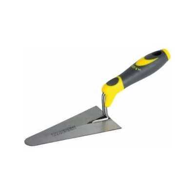 TROWEL WITH ROUND TIP WITH ERGONOMIC NON-SLIP HANDLE MM. 140