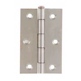 HINGE ART. 840 IN POLISHED IRON REMOVABLE PIN HEIGHT FROM 3 -