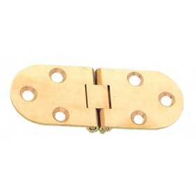 CERNIERA BISCOTTO CON FERMO IN OTTONE PZ. 2 