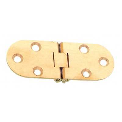 CERNIERA BISCOTTO CON FERMO IN OTTONE PZ. 2 