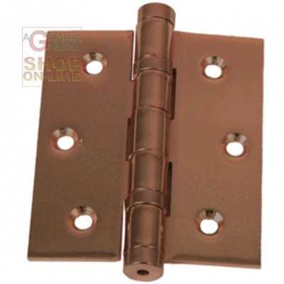 CERNIERA IN FERRO CON CUSCINETTI A SFERA BRONZATA MM. 90 X 75 