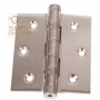 IRON HINGE WITH SATIN CHROME BALL BEARINGS MM. 75 X 75
