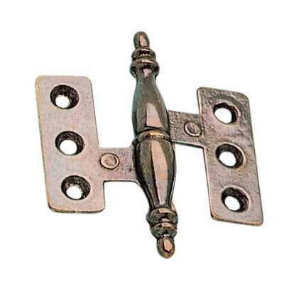 BRONZE BRASS HINGE FOR FURNITURE MM. 35x43 DX PCS. 2