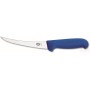 VICTORINOX KNIFE SHEARING CURVED BLADE CM. 15 WITH BLUE FIBROX HANDLE 5.6602.15