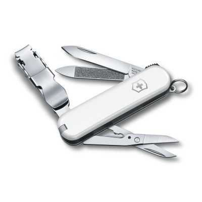 Victorinox NailClip 580 nail cutter knife with white cheeks