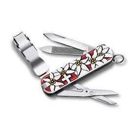 Victorinox NailClip 580 trimmer knife with cheeks Edelweiss